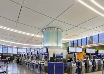 Boston Logan International Airport, Terminal C Ticketing Hall Ceiling