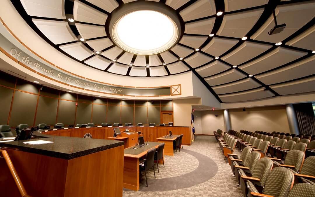 Bossier Parish Courthouse, Police Jury Hearing Room