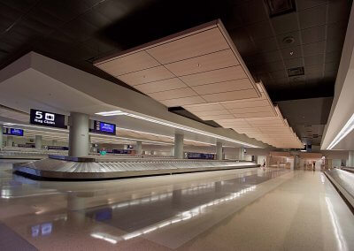 Dallas Fort Worth International Airport, Terminal D - Baggage Claim, Concourse, Ticketing